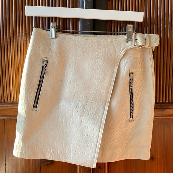 Leather mini skirt Isabel Marrant